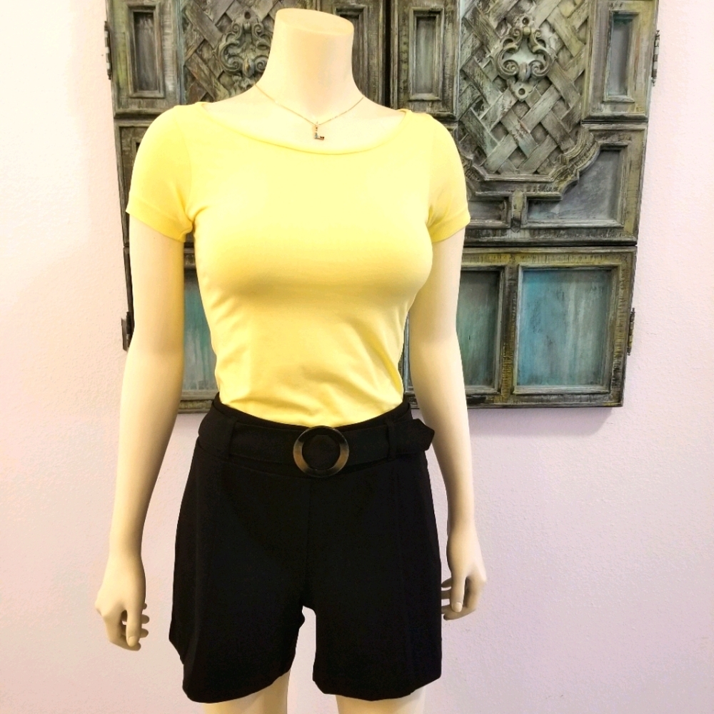 Basic One SizeFfits Most Yellow Shirt